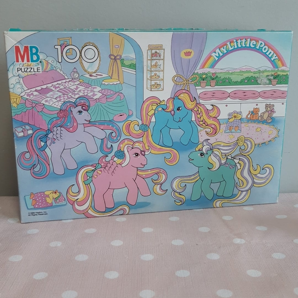 *3 for $20 deal* Vintage Hasbro My Little Pony Puzzle 1989